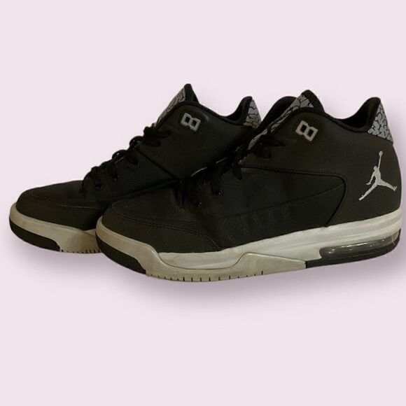 Nike Air Jordan Flight Origin 3 Boys Youth Black & Gray - Picture 1 of 5